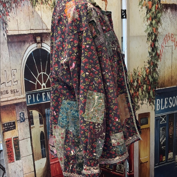 Magnolia Pearl Patchwork Adison Workshirt-Top 1744, Big Crush, OS Fits Most - Picture 11 of 16